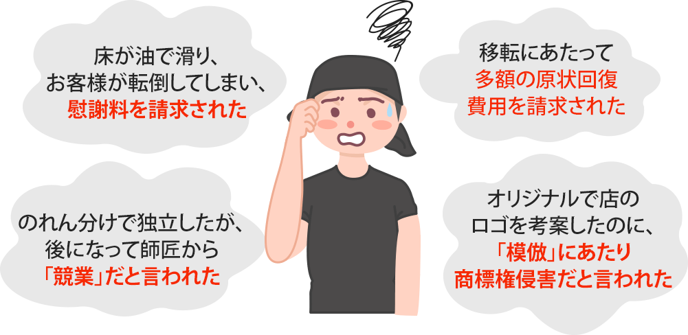 こんなトラブルやお困りごとはありませんか？